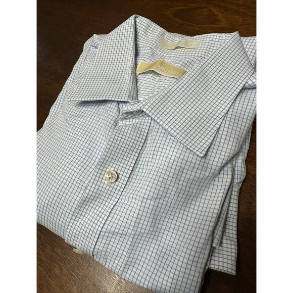 Michael Kors Academia Office Career Wear Button Down Shirt Men 18 36/37 XXL - Picture 9 of 9